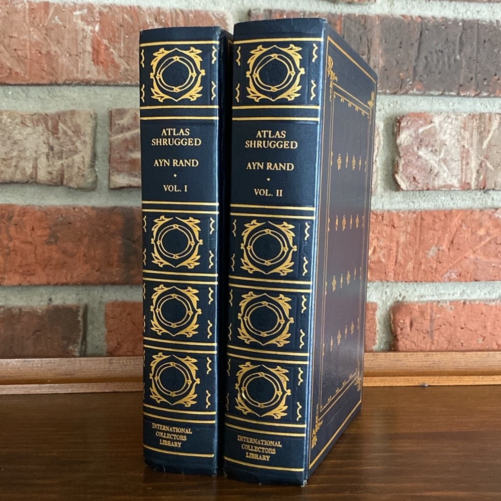 Atlas Shrugged Ayn Rand International Collectors Library Vol 1 & 2